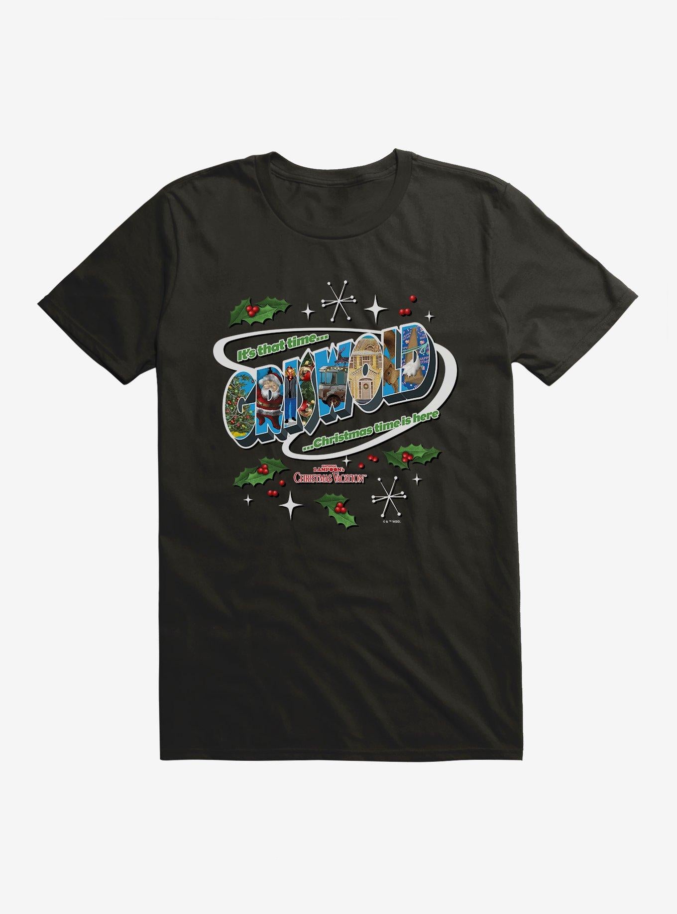 Christmas Vacation Griswold Christmas Time Is Here T-Shirt T-Shirt | Vintage Graphic Vibe | Great Gift Idea