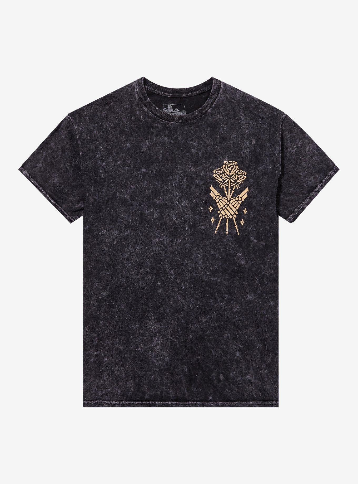 Bad Omens Skeletons Holding Roses Relaxed Fit Girls TShirt Graphic Tee | Graphic Tee | Unisex Shirt | Premium Quality Apparel