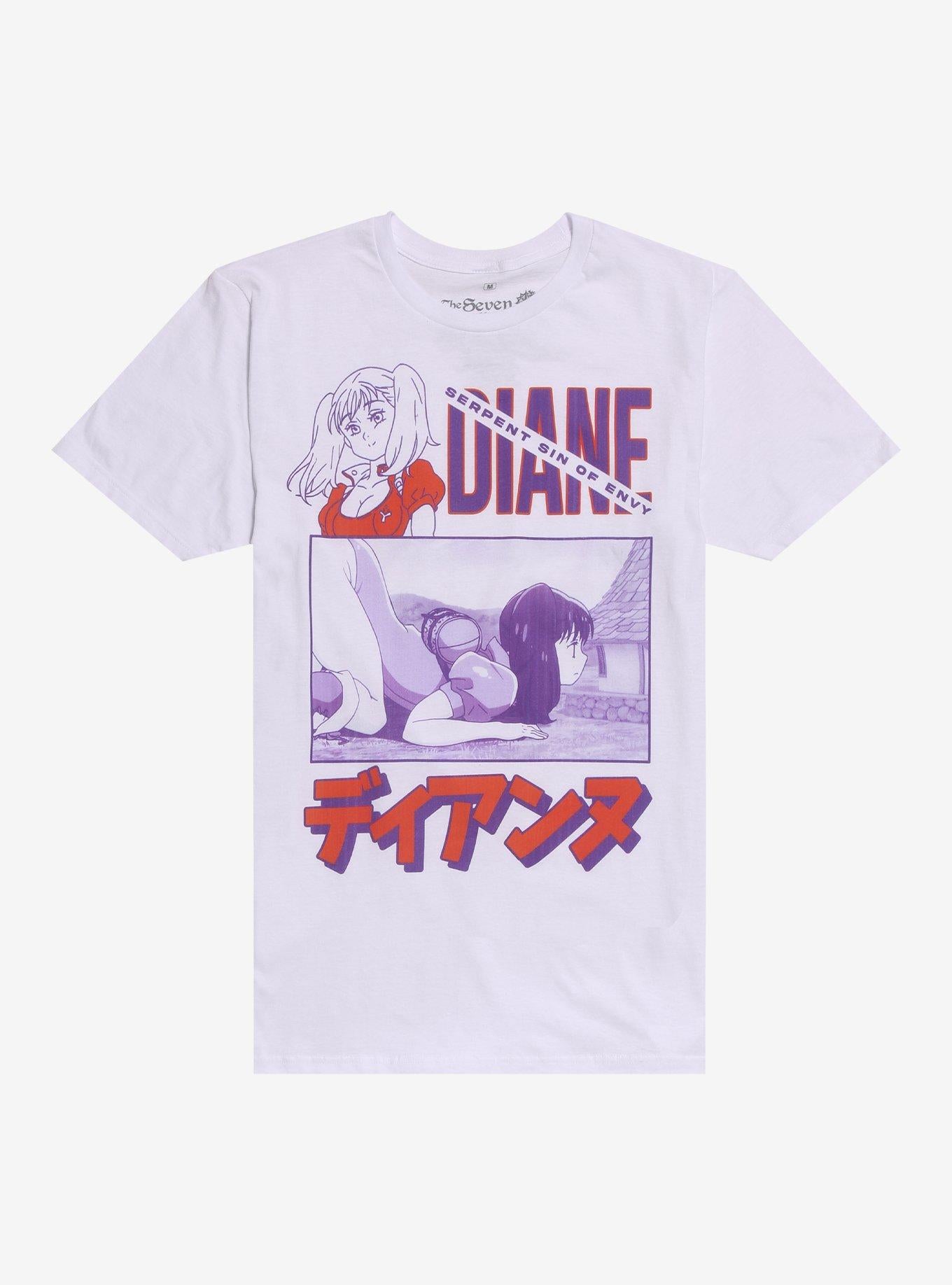 The Seven Deadly Sins Diane Panel TShirt Graphic Tee | Graphic Tee | Unisex Shirt | High-Quality Print