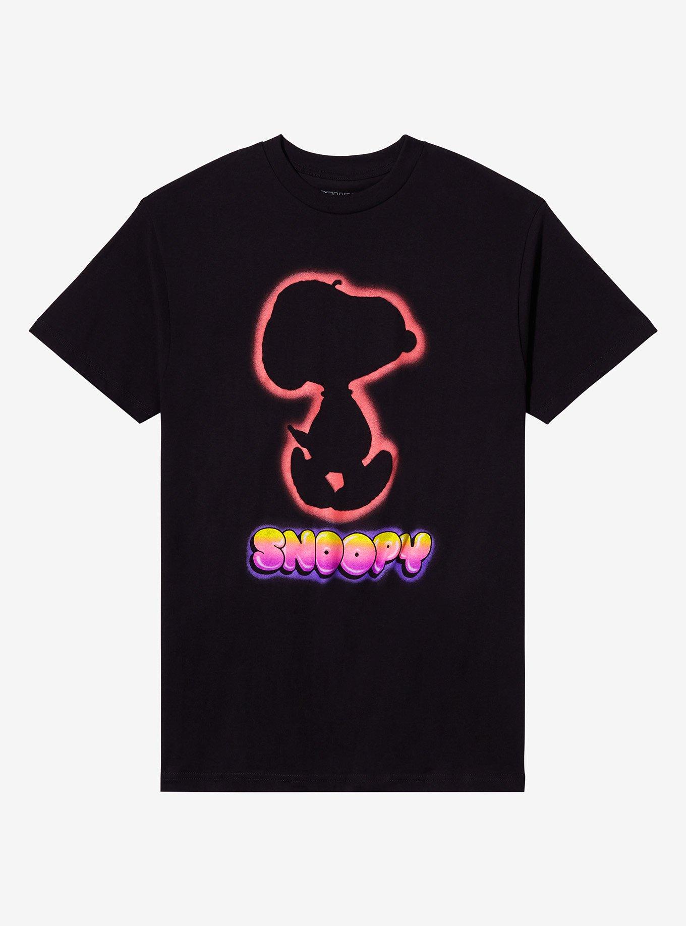 Peanuts Snoopy Silhouette Airbrush Art TShirt Graphic Tee | Graphic Tee | Unisex Shirt | Top Trending Fashion