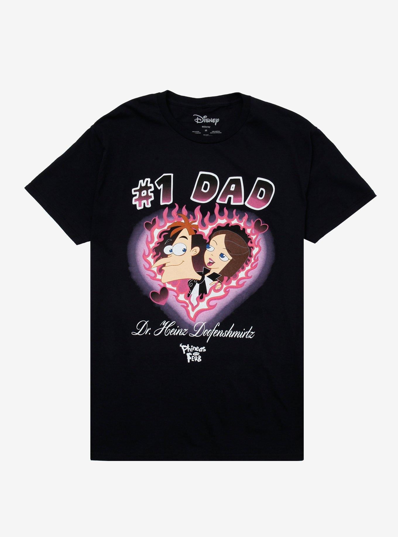 Disney Phineas And Ferb Doofenshmirtz 1 Dad T-Shirt | Premium Unisex T-Shirt, Trending Graphic Tee