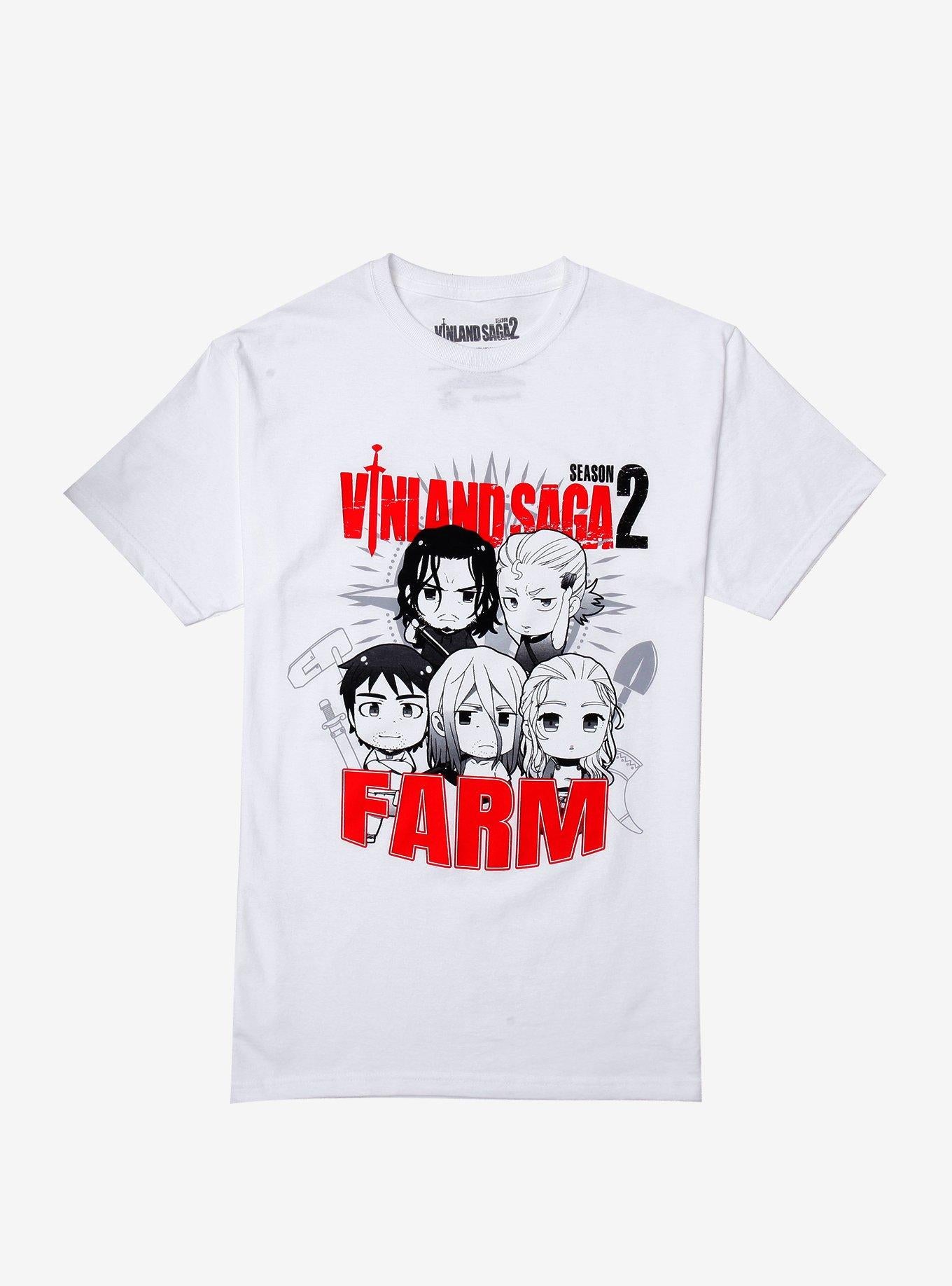 Vinland Saga Season 2 Farm Chibi Characters TShirt Graphic Tee | Graphic Tee | Unisex Shirt | Comfortable Daily Wear