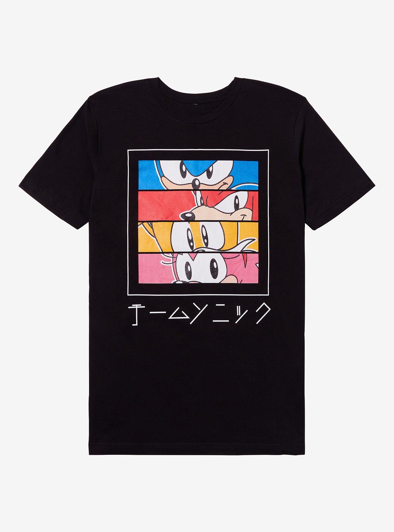 Sonic The Hedgehog Eye Panels Boyfriend Fit Girls TShirt Graphic Tee | Graphic Tee | Unisex Shirt | Premium Quality Apparel