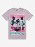 Squid Game Guards Game Over T-Shirt | Premium Unisex T-Shirt, Trending Graphic Tee