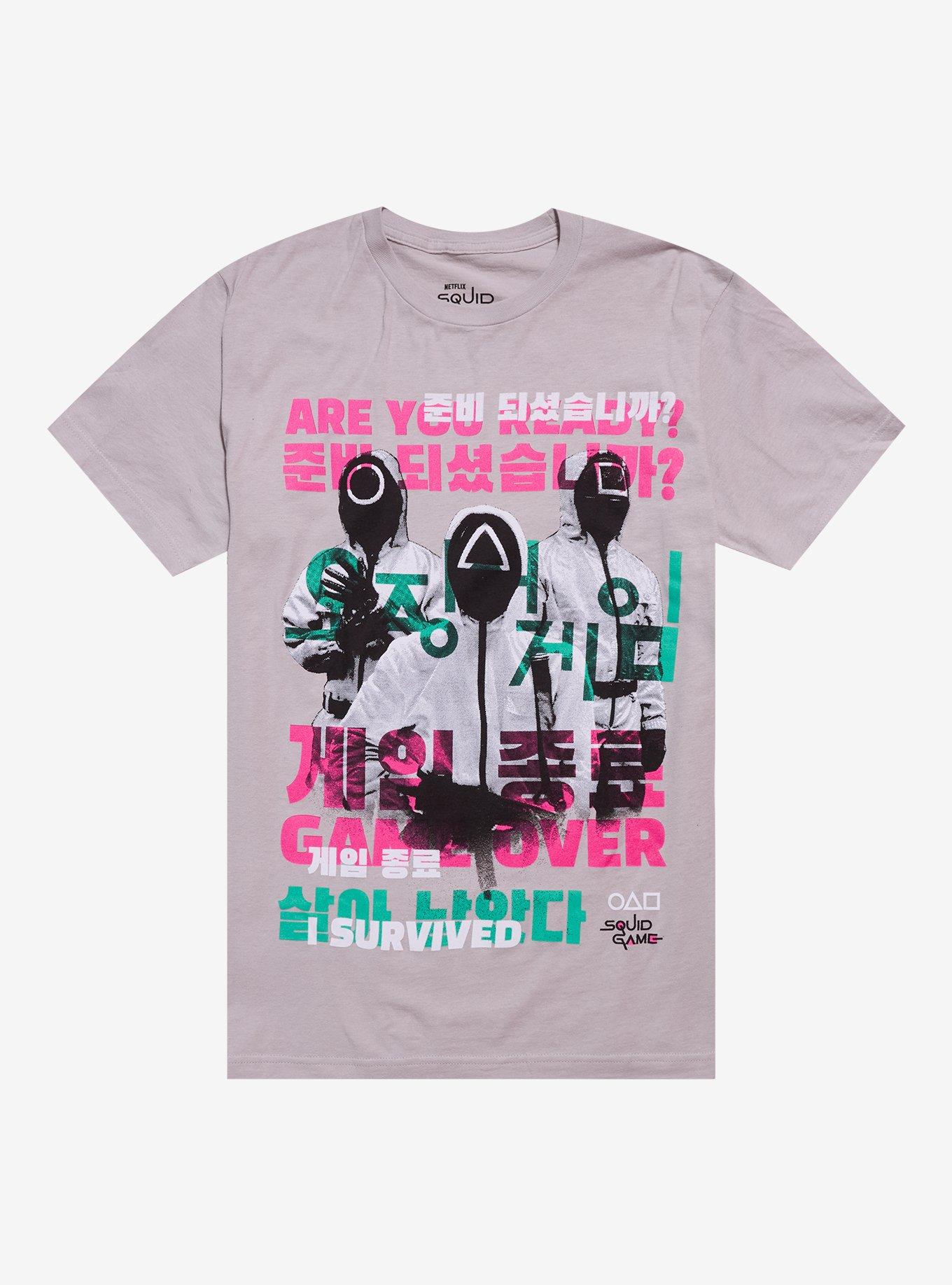 Squid Game Guards Game Over TShirt Graphic Tee | Graphic Tee | Unisex Shirt | Perfect Gift For Fans