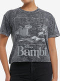 Disney Bambi Portrait Grey TieDye Girls Skimmer TShirt Graphic Tee | Graphic Tee | Unisex Shirt | Best-Selling Design