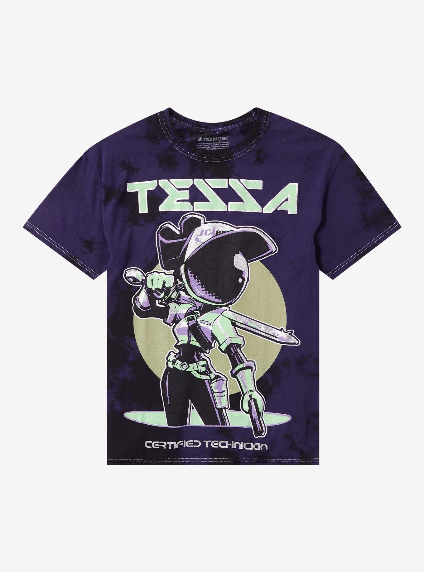 Murder Drones Tessa TieDye TShirt Graphic Tee | Graphic Tee | Unisex Shirt | Best-Selling Design