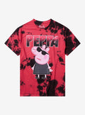Peppa Pig Goth TieDye TShirt Graphic Tee | Graphic Tee | Unisex Shirt | Comfortable Daily Wear