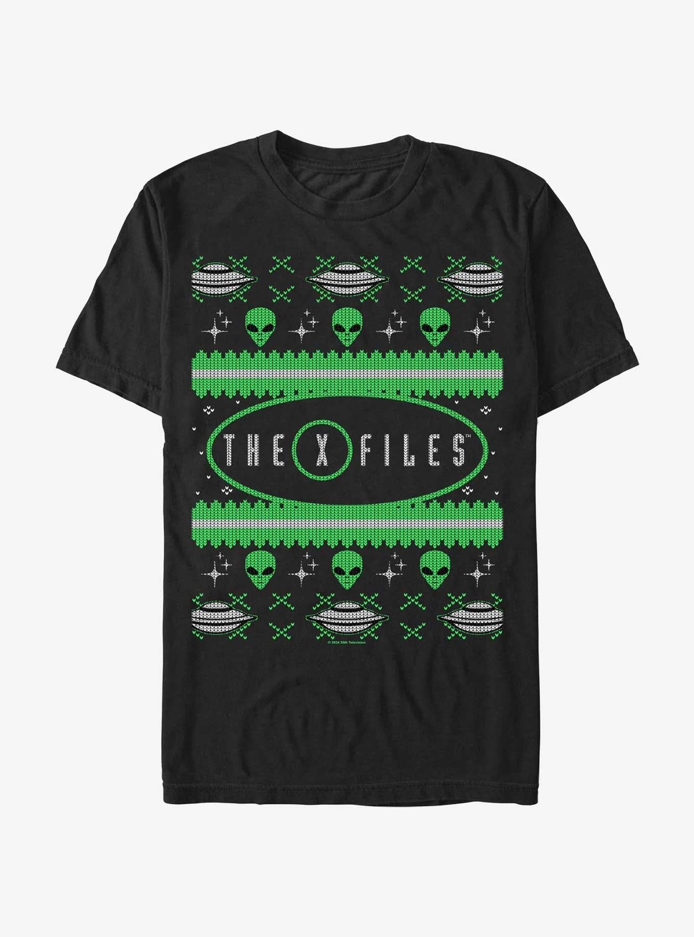 The X-Files Ugly Christmas T-Shirt T-Shirt | Bold Graphic Edition | Trending Now