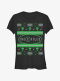 The X-Files Ugly Christmas Girls T-Shirt | Premium Unisex T-Shirt, Trending Graphic Tee