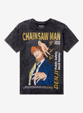 Chainsaw Man Denji Magazine Cover Dark Wash TShirt Graphic Tee | Graphic Tee | Unisex Shirt | Perfect Gift For Fans