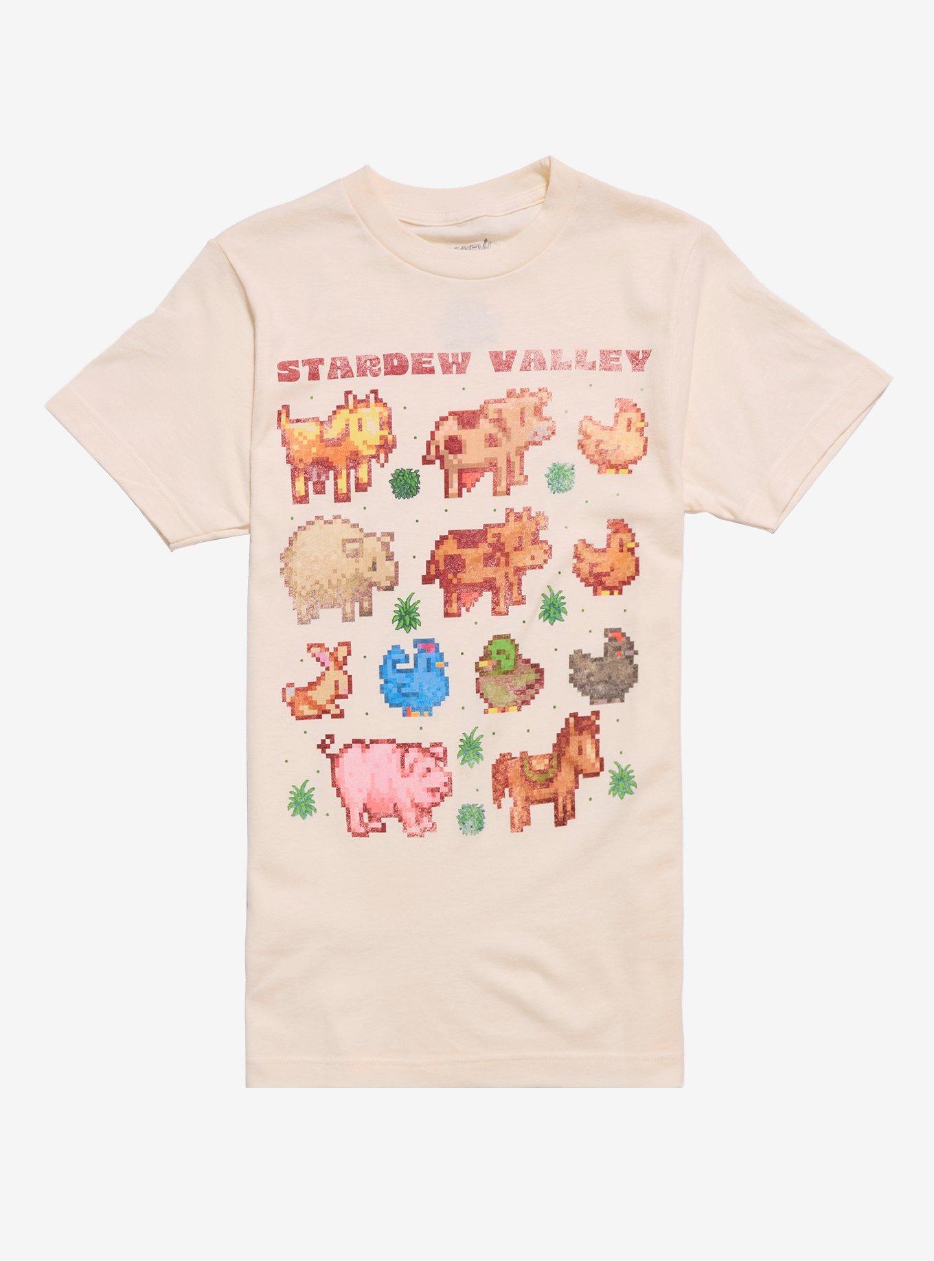 Stardew Valley Animal Grid Girls TShirt Graphic Tee | Graphic Tee | Unisex Shirt | Top Trending Fashion