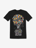 Disney Pixar Up House Balloons Boyfriend Fit Girls TShirt Graphic Tee | Graphic Tee | Unisex Shirt | Comfortable Daily Wear