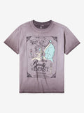 Disney Beauty And The Best Poster Oil Wash Girls TShirt Graphic Tee | Graphic Tee | Unisex Shirt | Comfortable Daily Wear