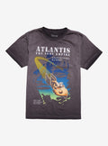 Disney Atlantis The Lost Empire Milo Dark Wash Boyfriend Fit Girls TShirt Graphic Tee | Graphic Tee | Unisex Shirt | Comfortable Daily Wear