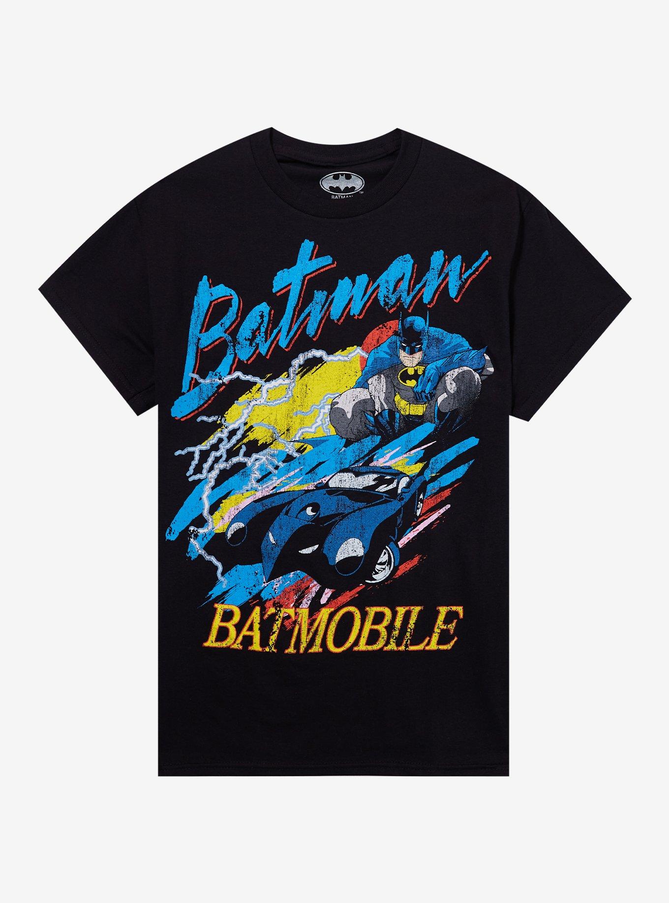 DC Comics Batman Batmobile Boyfriend Fit Girls T-Shirt