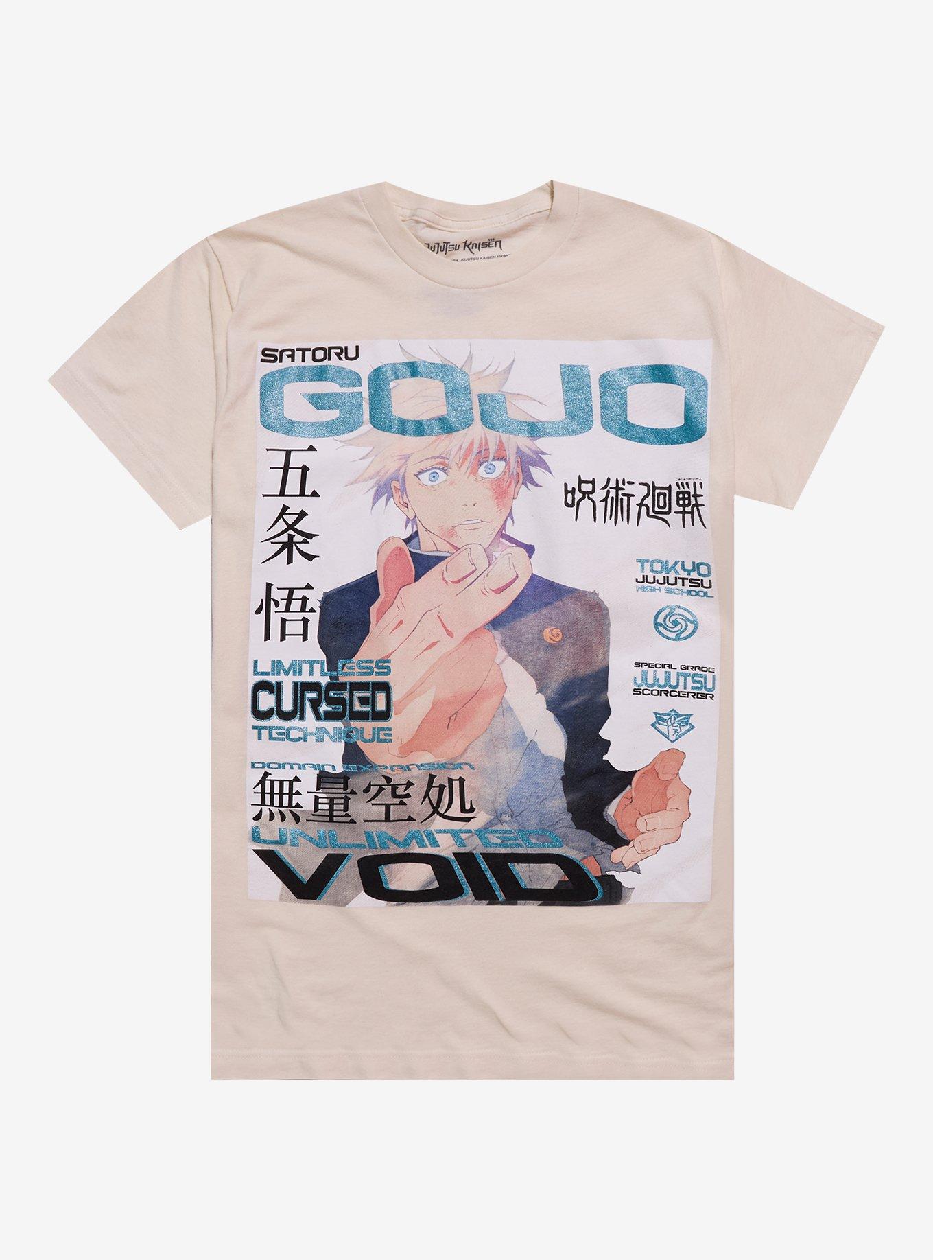 Jujutsu Kaisen Gojo Magazine Cover TShirt Graphic Tee | Graphic Tee | Unisex Shirt | Soft Comfortable Wear