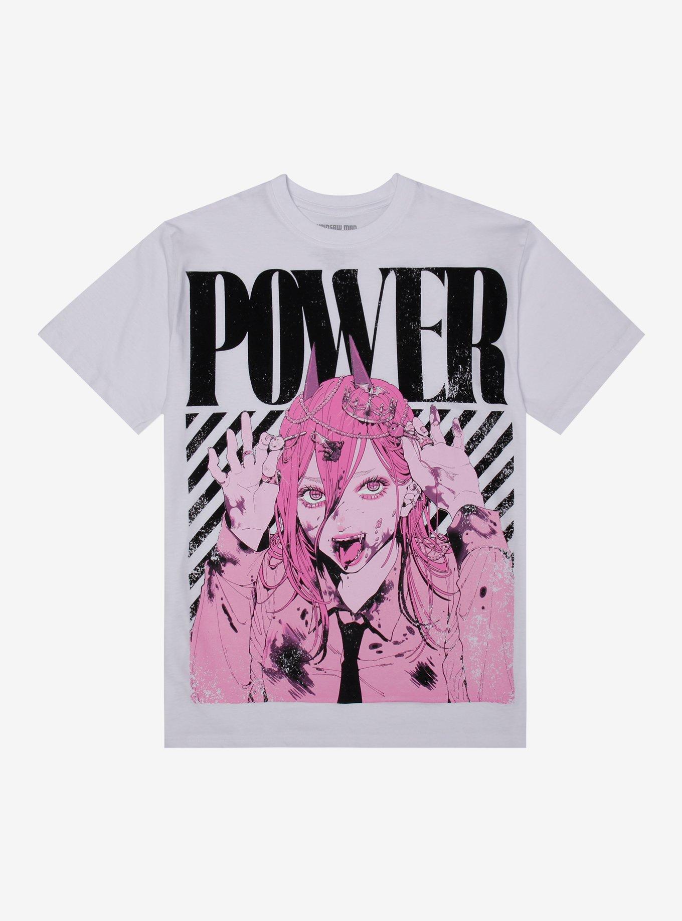 Chainsaw Man Power Accessories Bold TShirt Graphic Tee | Graphic Tee | Unisex Shirt | High-Quality Print
