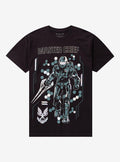 Halo Master Chief Holographic Foil Print TShirt Graphic Tee | Graphic Tee | Unisex Shirt | High-Quality Print