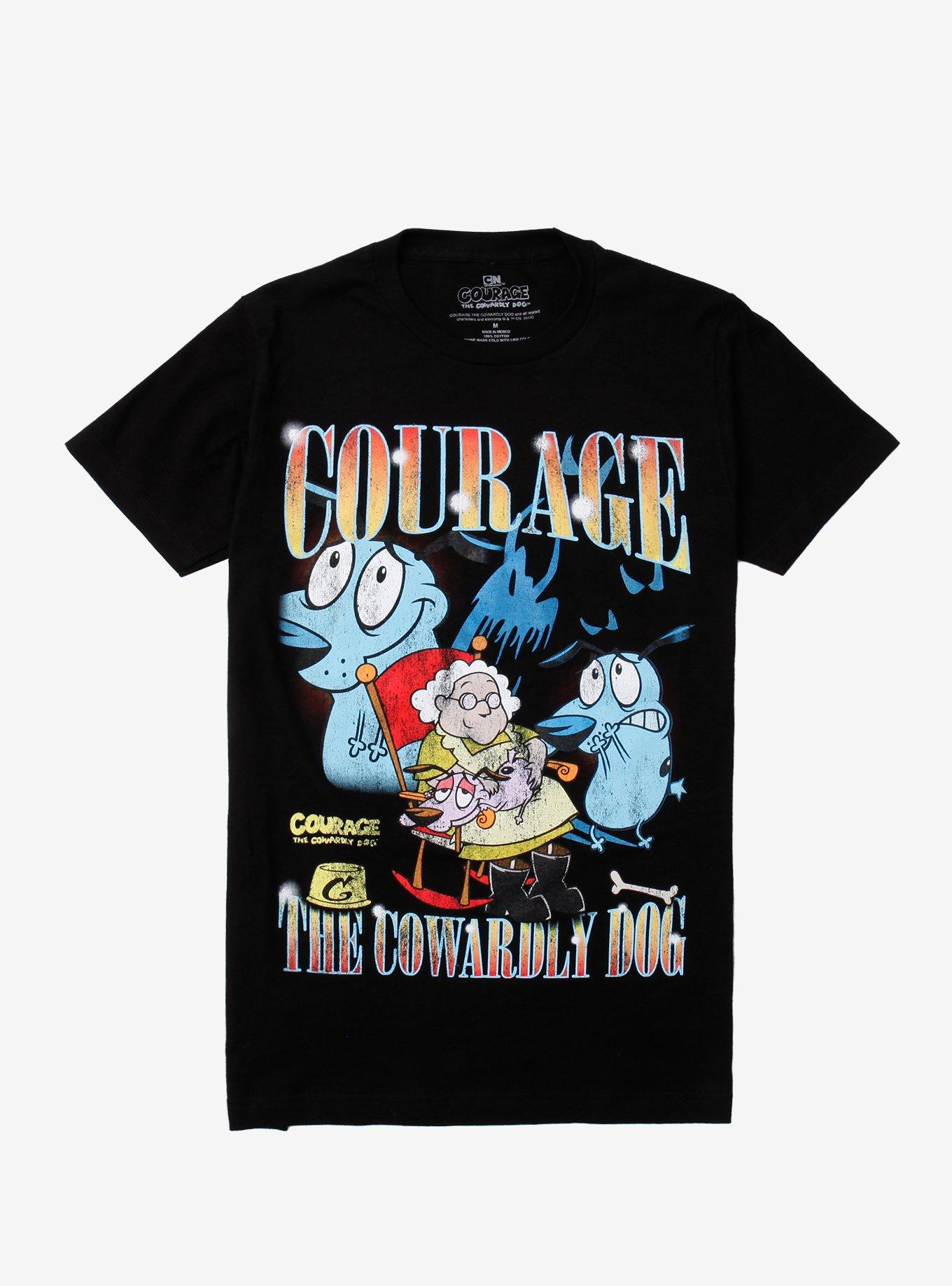 Courage The Cowardly Dog Muriel Collage T-Shirt | Premium Unisex T-Shirt, Trending Graphic Tee