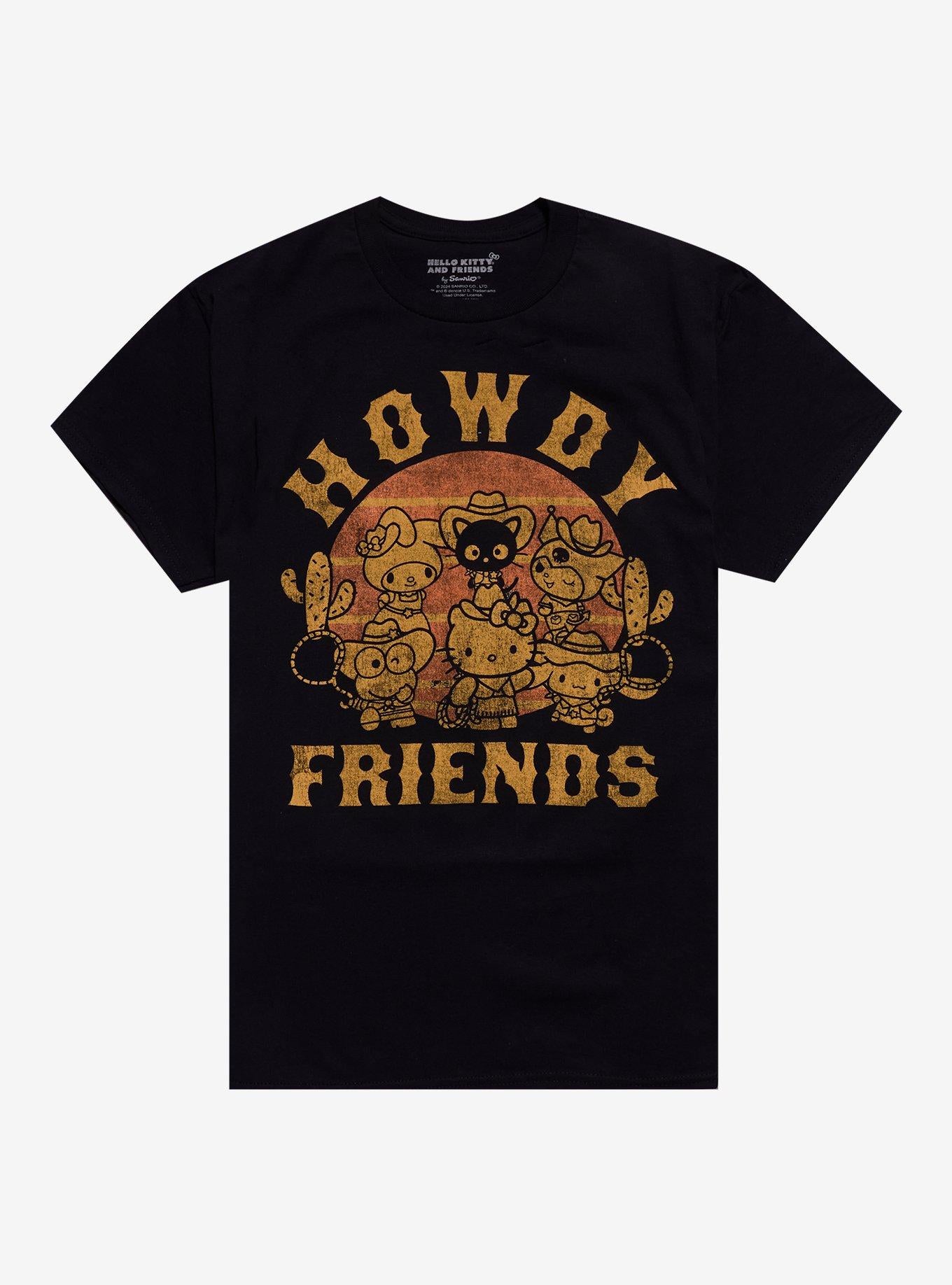 Hello Kitty And Friends Western Howdy Friends TShirt Graphic Tee | Graphic Tee | Unisex Shirt | Premium Quality Apparel