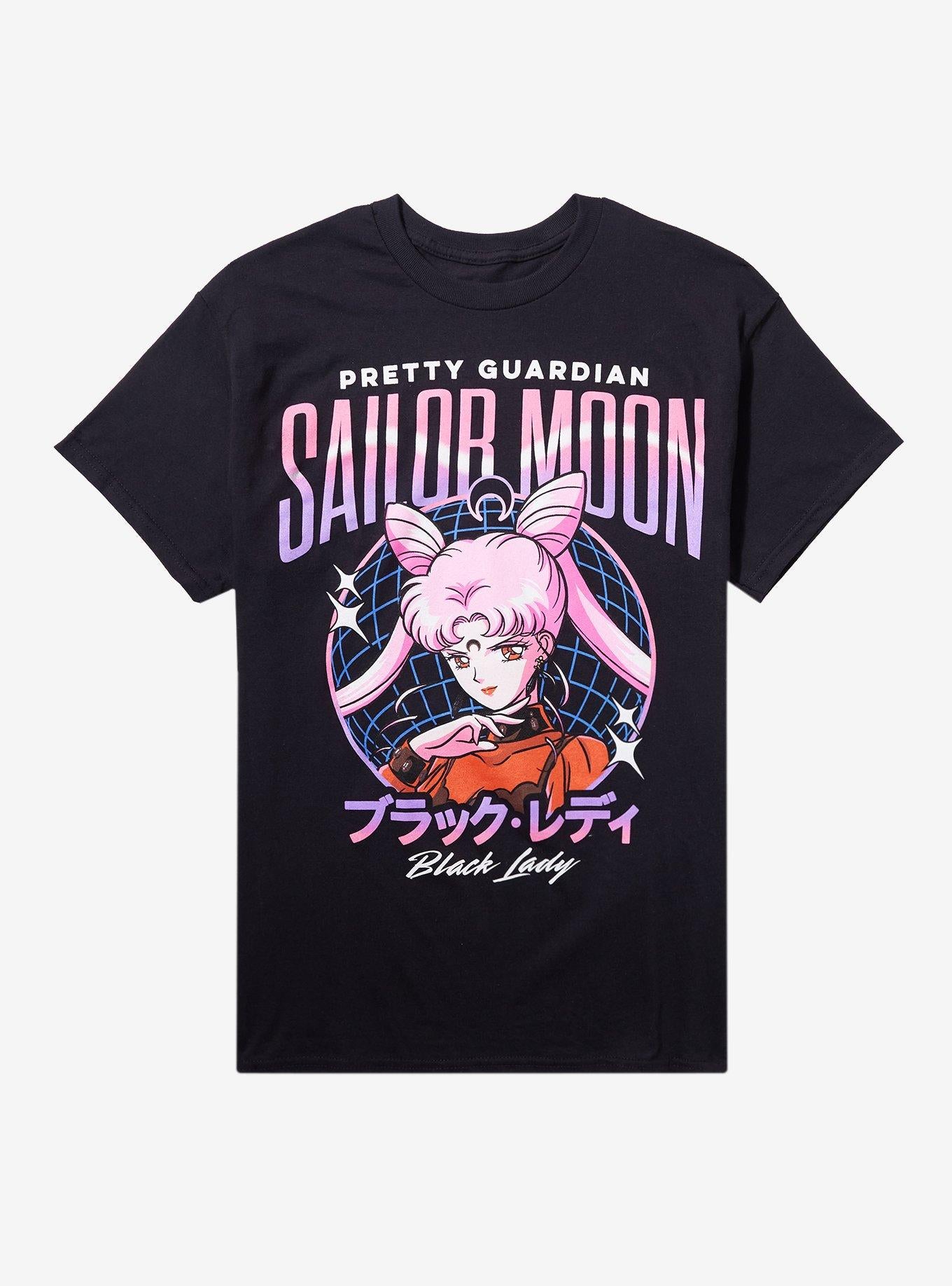Pretty Guardian Sailor Moon Black Lady Boyfriend Fit Girls TShirt Graphic Tee | Graphic Tee | Unisex Shirt | Best-Selling Design