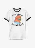 Spongebob Squarepants This Is A Load Of Barnacles Ringer T-Shirt | Premium Unisex T-Shirt, Trending Graphic Tee