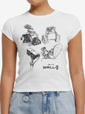 Disney Pixar WallE Sketches Girls Skimmer TShirt Graphic Tee | Graphic Tee | Unisex Shirt | Best-Selling Design