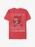 Dabbing Through The Snow Santa Ugly Christmas Sweater T-Shirt | Premium Unisex T-Shirt, Trending Graphic Tee