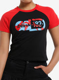 Blink182 Shattered Logo Girls Baby Raglan TShirt Graphic Tee | Graphic Tee | Unisex Shirt | Premium Quality Apparel