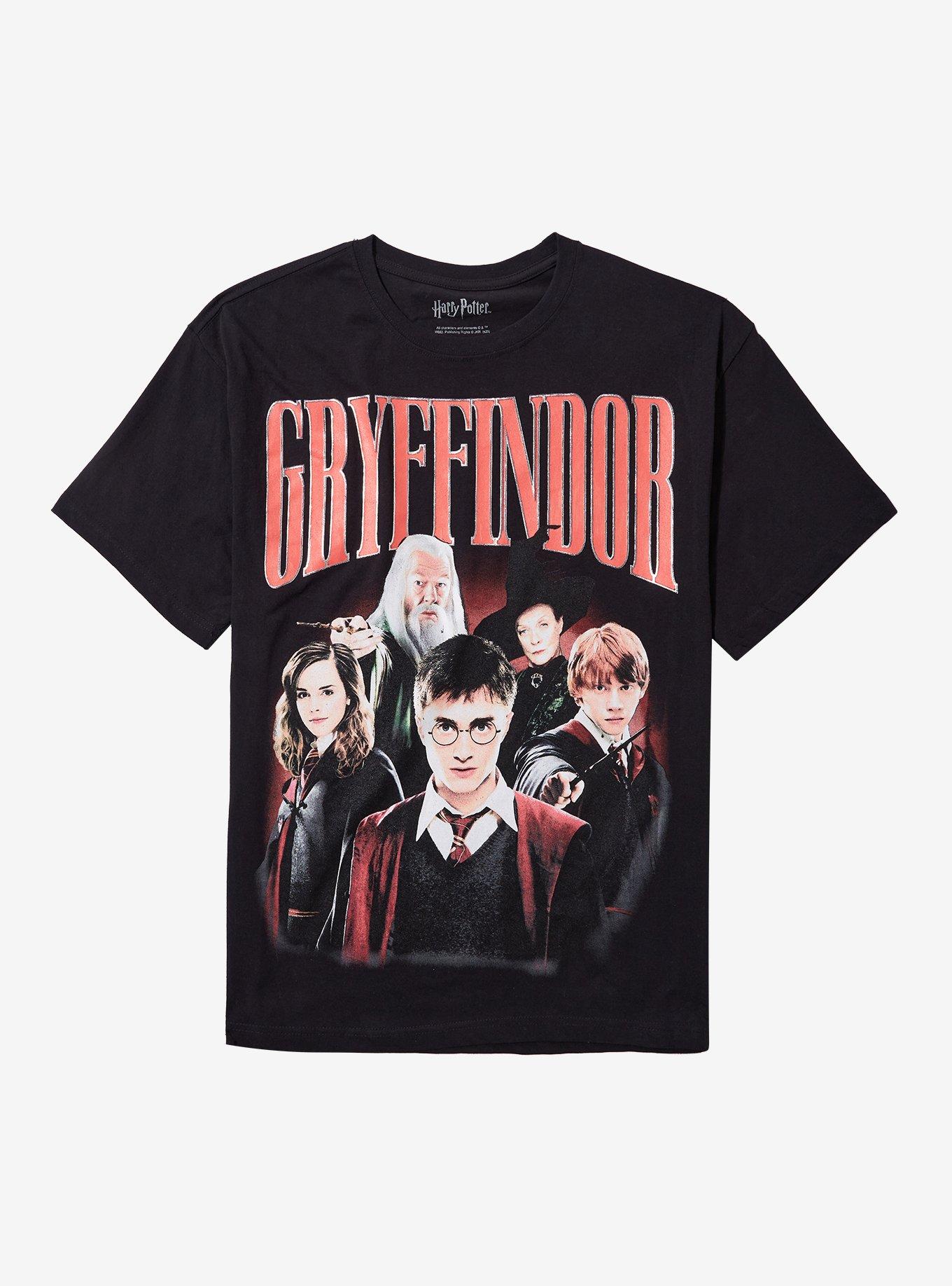 Harry Potter Gryffindor Collage Boyfriend Fit Girls TShirt Graphic Tee | Graphic Tee | Unisex Shirt | Premium Quality Apparel