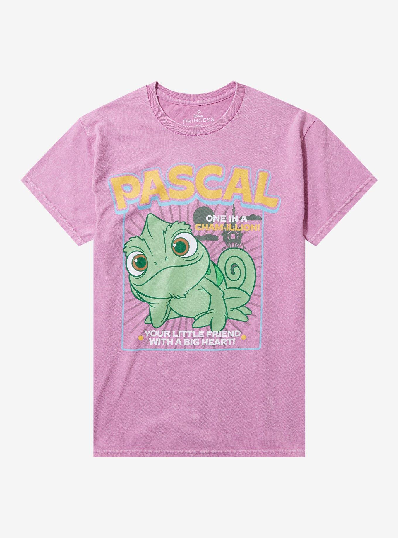 Disney Tangled Pascal Mineral Wash Girls TShirt Graphic Tee | Graphic Tee | Unisex Shirt | Comfortable Daily Wear