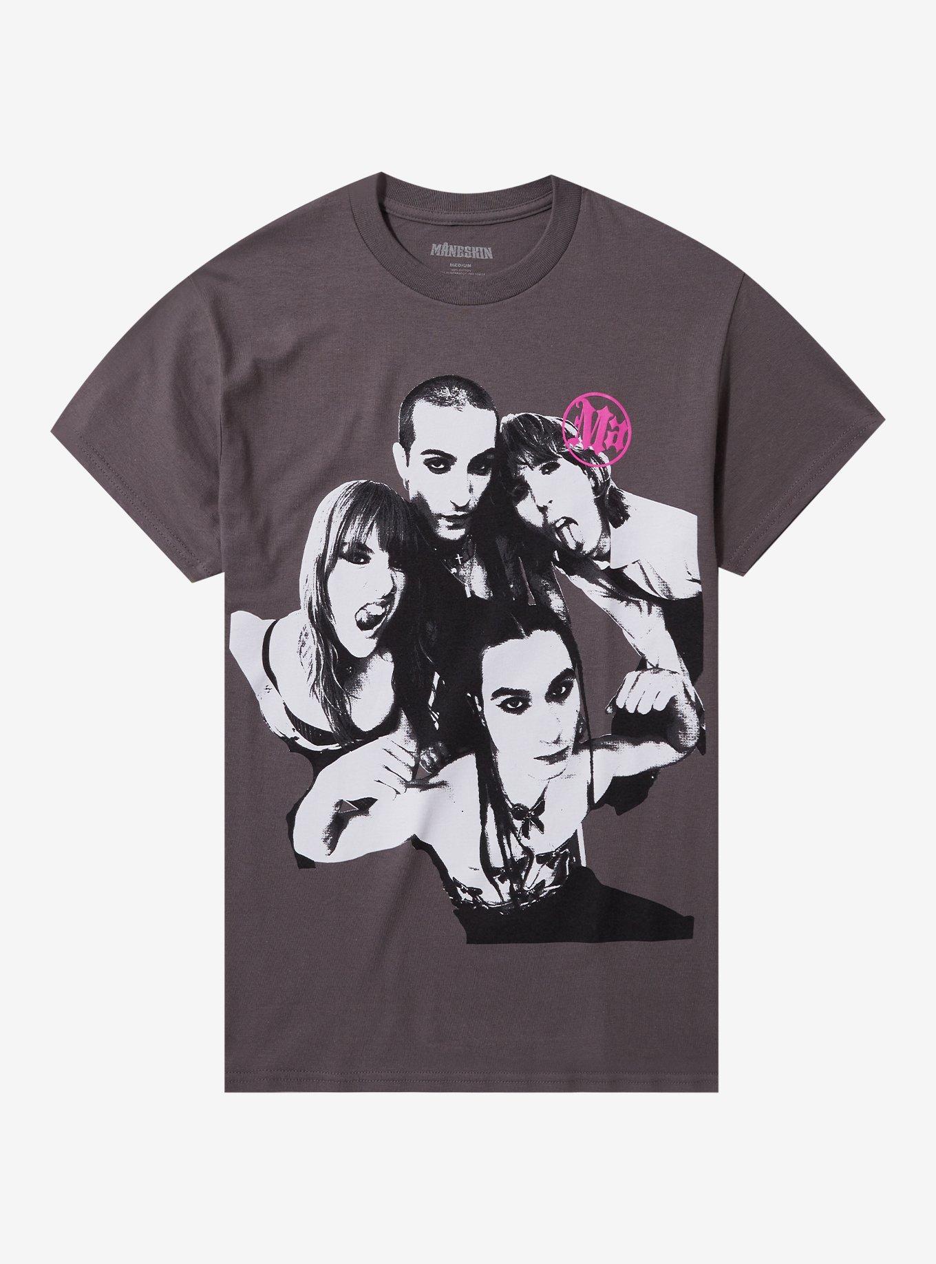 Maneskin Group Photo Boyfriend Fit Girls TShirt Graphic Tee | Graphic Tee | Unisex Shirt | Top Trending Fashion