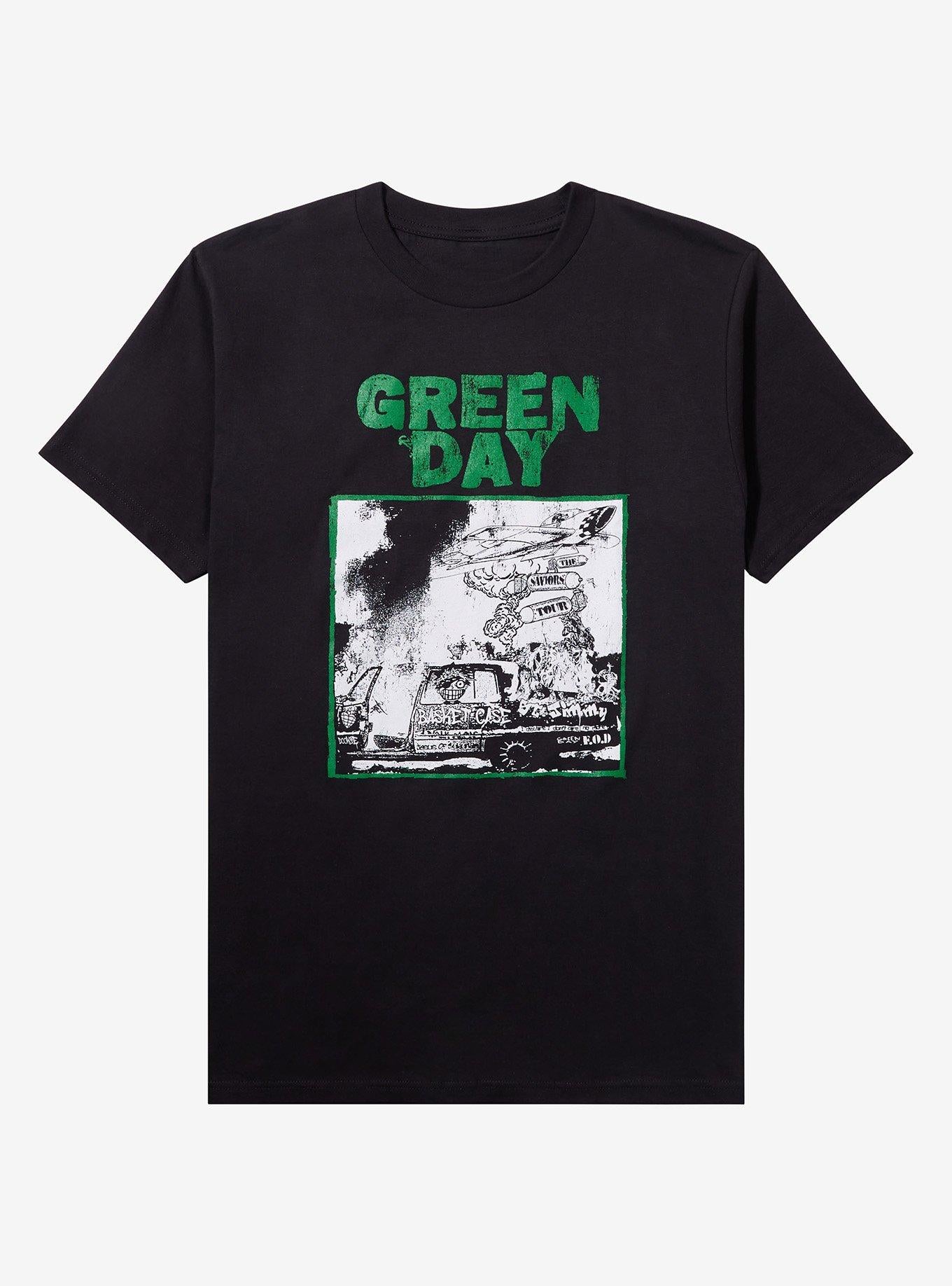 Green Day Saviors Tour Burning Truck T-Shirt