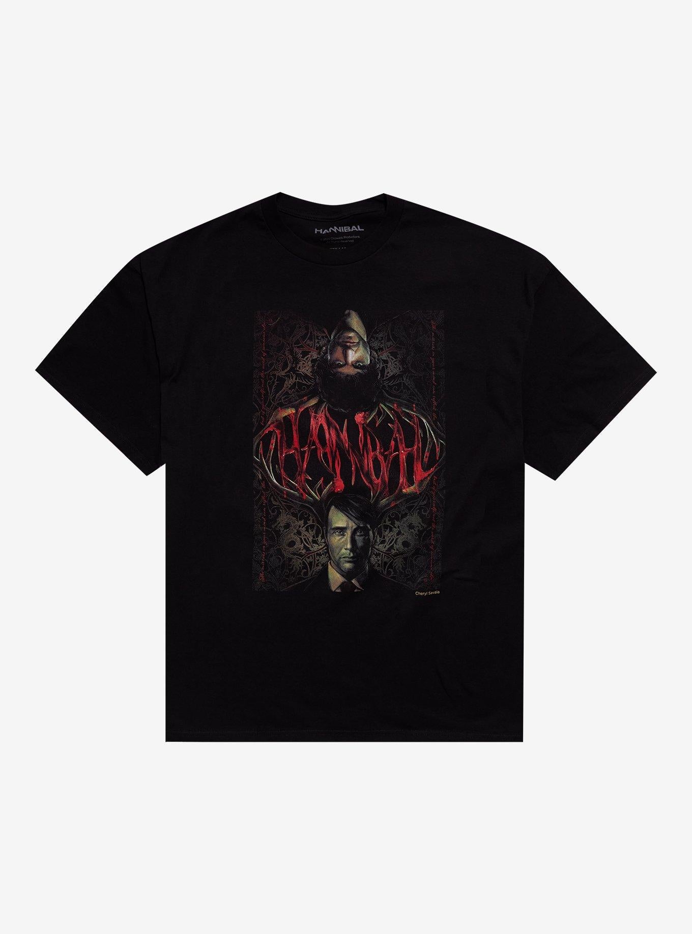 Hannibal Antlers Portrait T-Shirt | Premium Unisex T-Shirt, Trending Graphic Tee