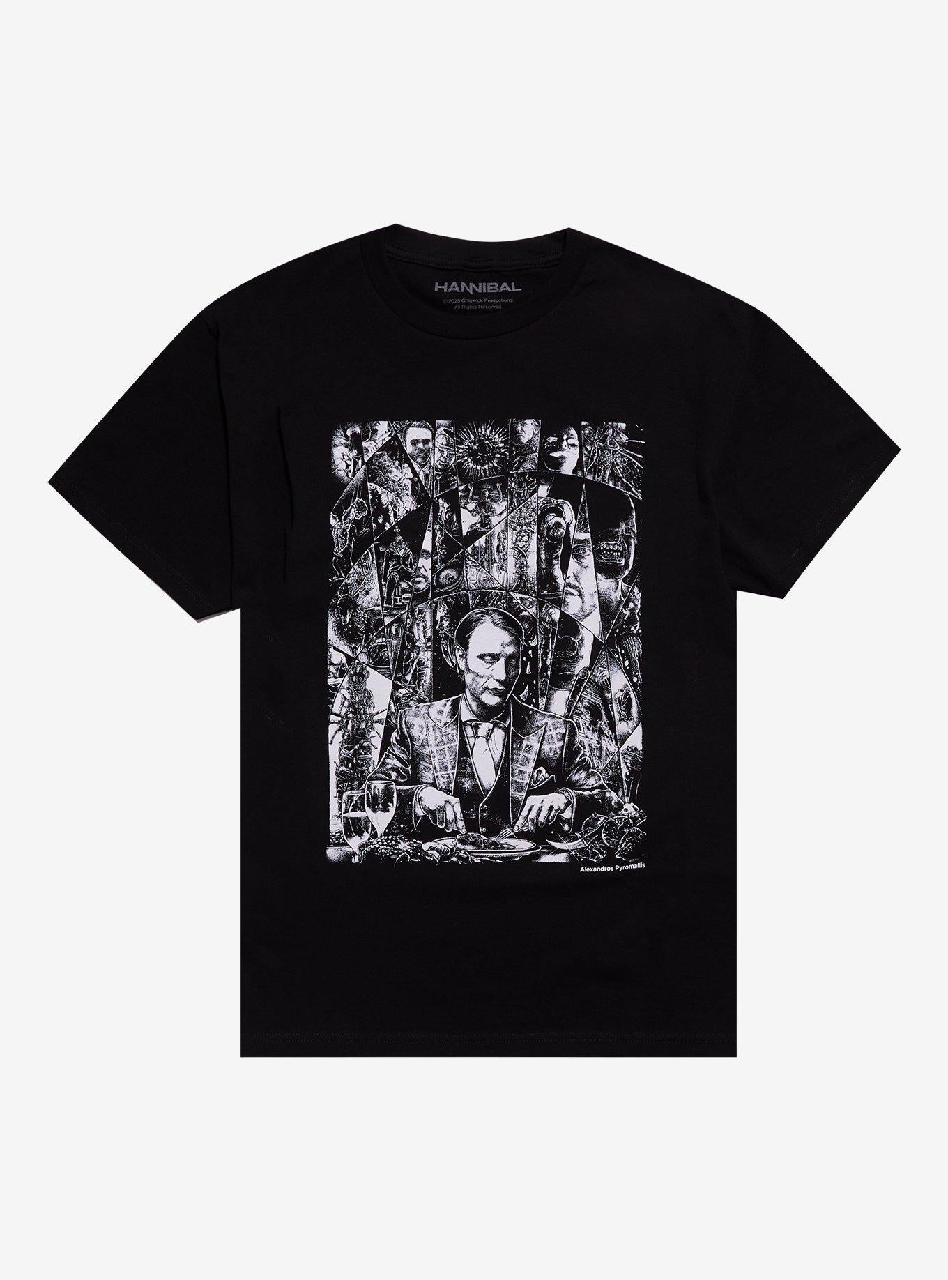 Hannibal Mosaic Portrait TShirt Graphic Tee | Graphic Tee | Unisex Shirt | Perfect Gift For Fans