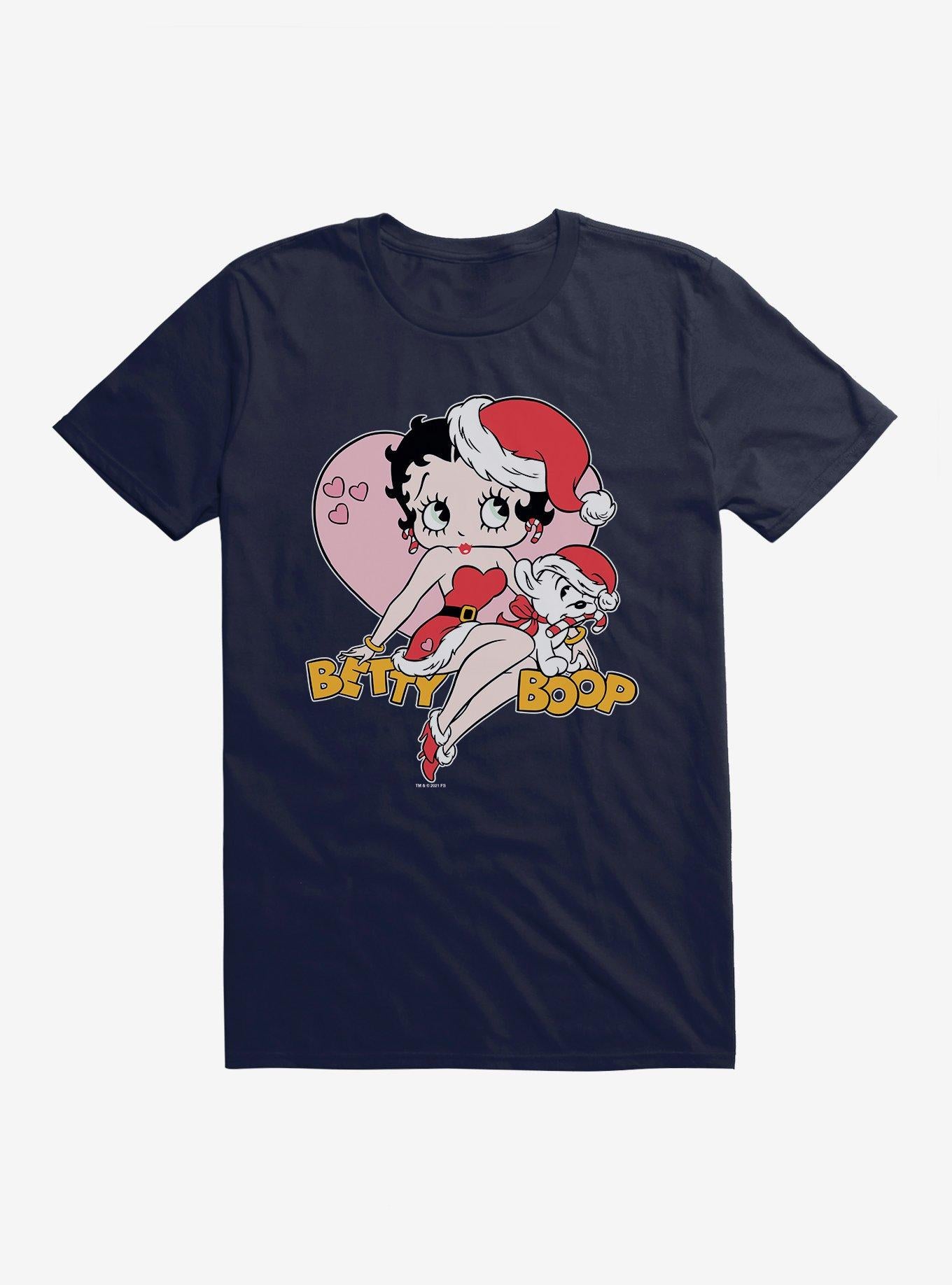 Betty Boop Pudgys Christmas T-Shirt T-Shirt | Fan Favorite Style | Perfect For Daily Wear