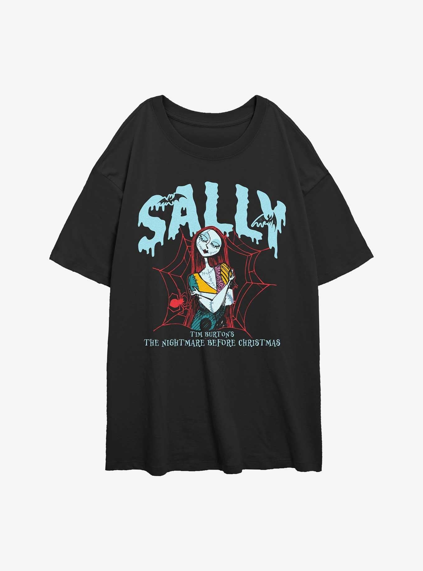 The Nightmare Before Christmas Collegiate Sally Girls Oversized T-Shirt T-Shirt | Premium Graphic | Perfect For Daily Wear