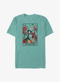 The Nightmare Before Christmas Jack Sally The Lovers Tarot Card Garment Dye T-Shirt T-Shirt | Vintage Graphic Vibe | Trending Now