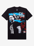 WWE CM Punk Jumbo Print TShirt Graphic Tee | Graphic Tee | Unisex Shirt | Perfect Gift for Fans