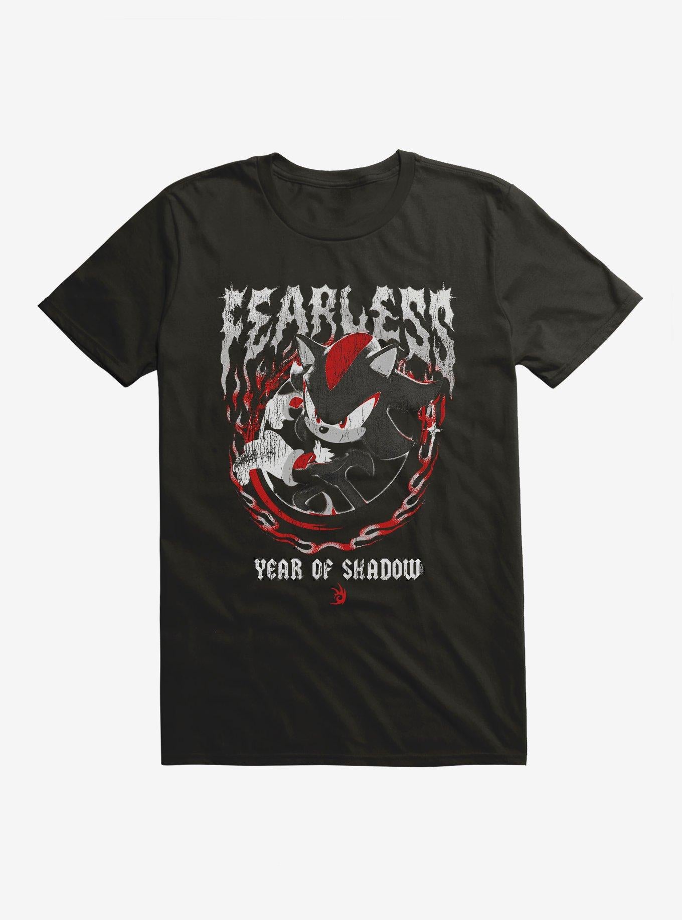 Sonic The Hedgehog Fearless Year Of The Shadow Vintage Style T-Shirt