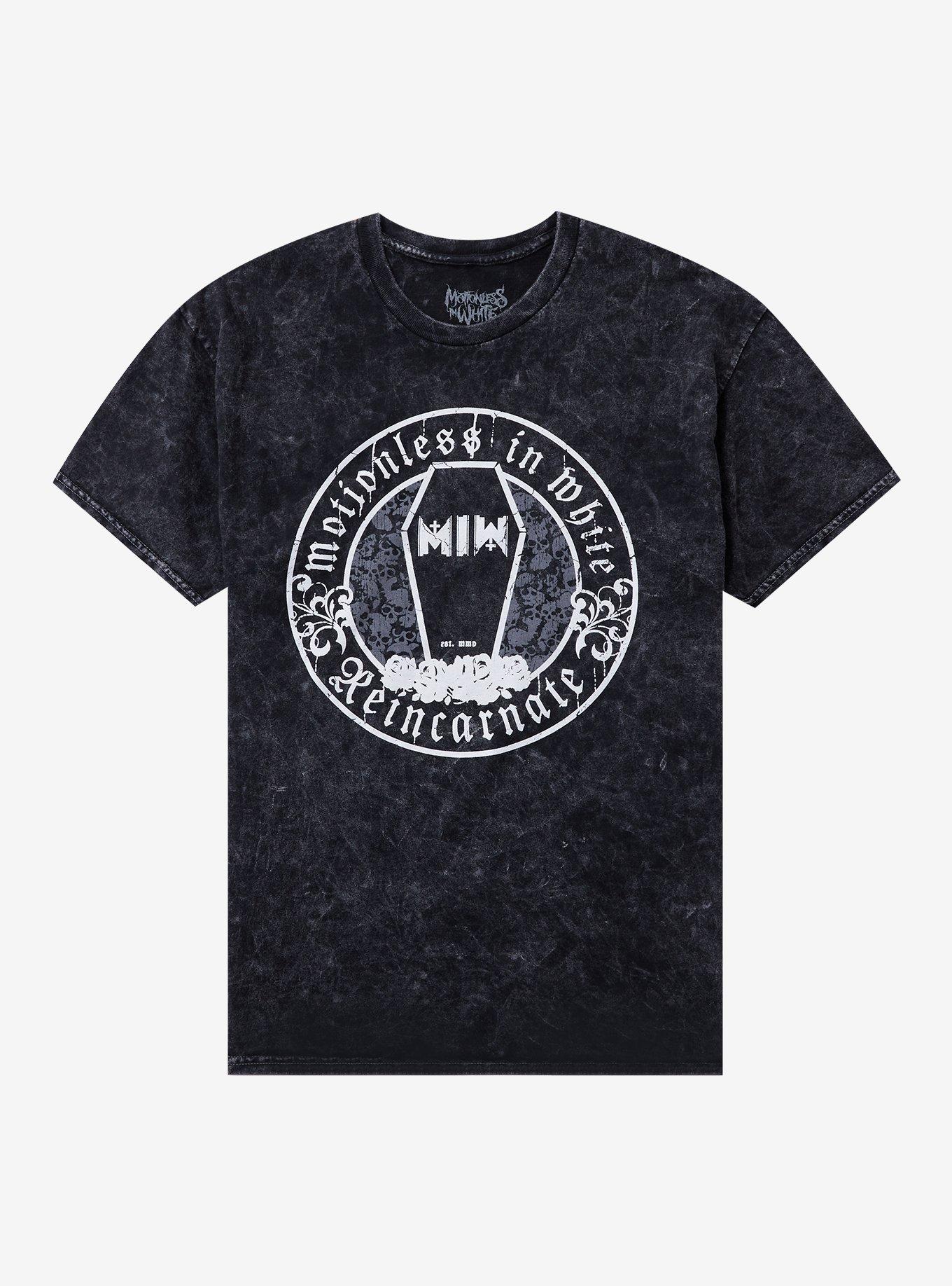 Motionless In White Reincarnate Mineral Wash TShirt Graphic Tee | Graphic Tee | Unisex Shirt | Best-Selling Design