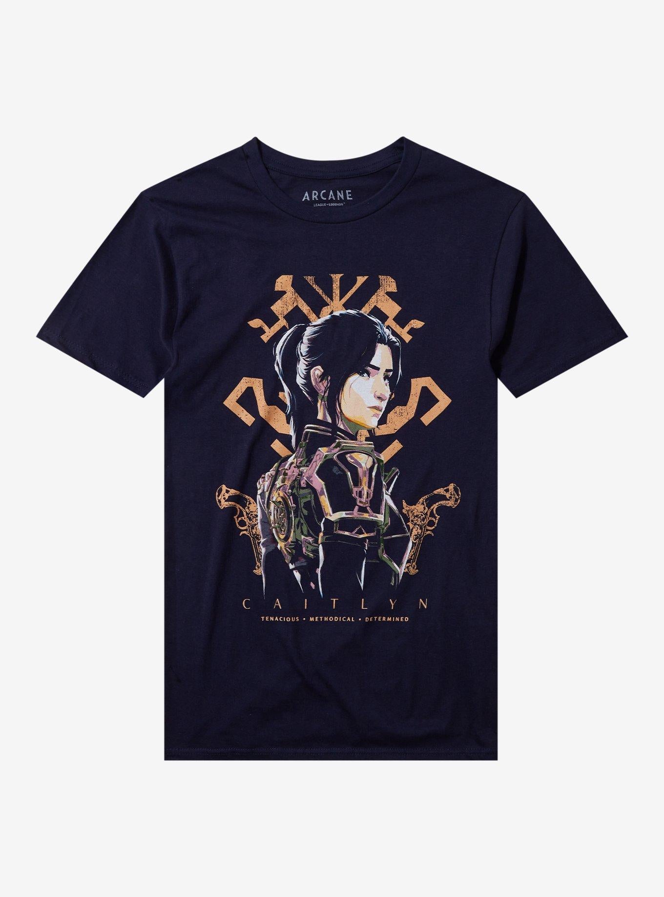 Arcane Caitlyn Profile TShirt Graphic Tee | Graphic Tee | Unisex Shirt | Top Trending Fashion