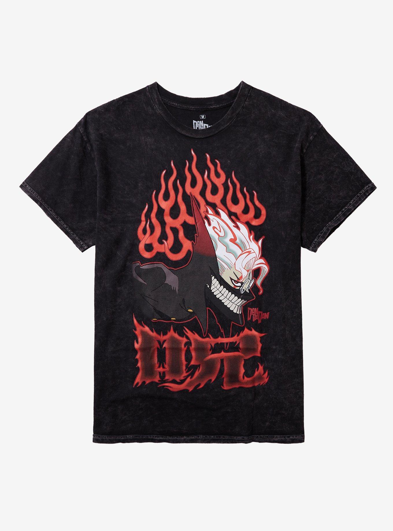 Dandadan Okarun Flame Dark Wash TShirt Graphic Tee | Graphic Tee | Unisex Shirt | Best-Selling Design