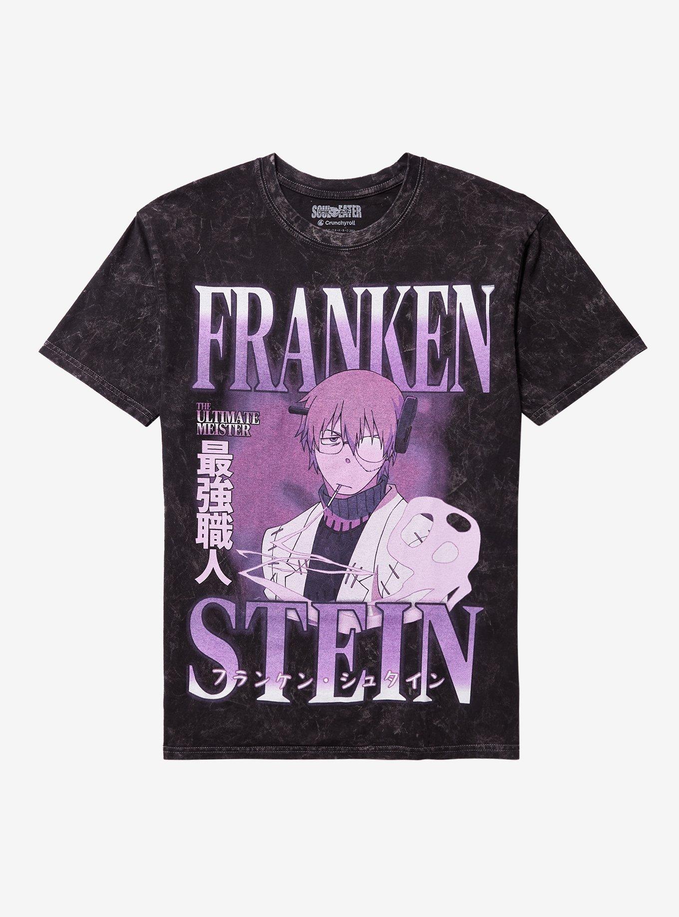 Soul Eater Franken Stein Dark Wash TShirt Graphic Tee | Graphic Tee | Unisex Shirt | Premium Quality Apparel