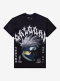 CVLA X Naruto Shippuden Kakashi Metal TShirt Graphic Tee | Graphic Tee | Unisex Shirt | Premium Quality Apparel