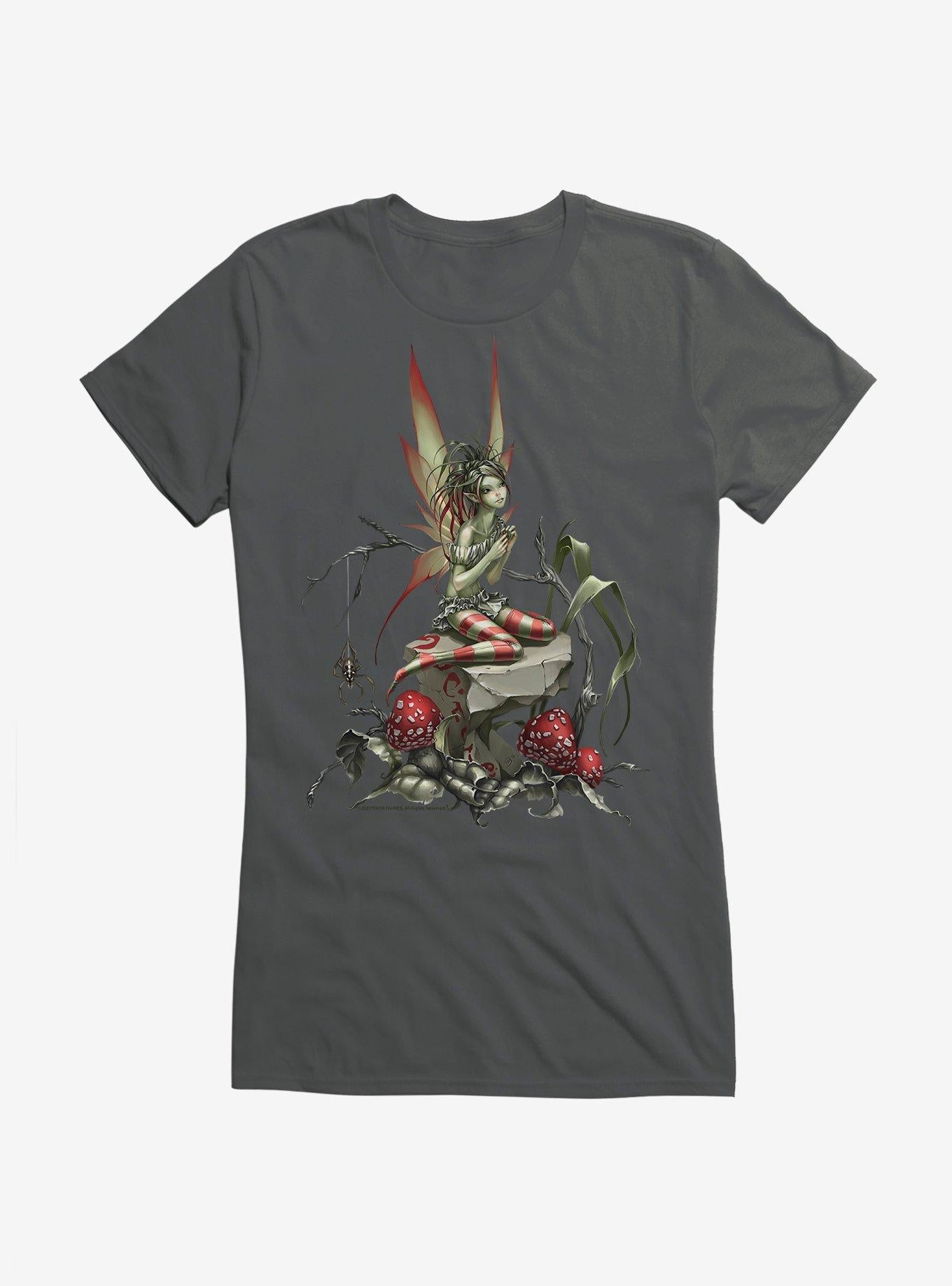 Fairies By Trick Mushroom Fairy Girls T Shirt T Shirt Trending US