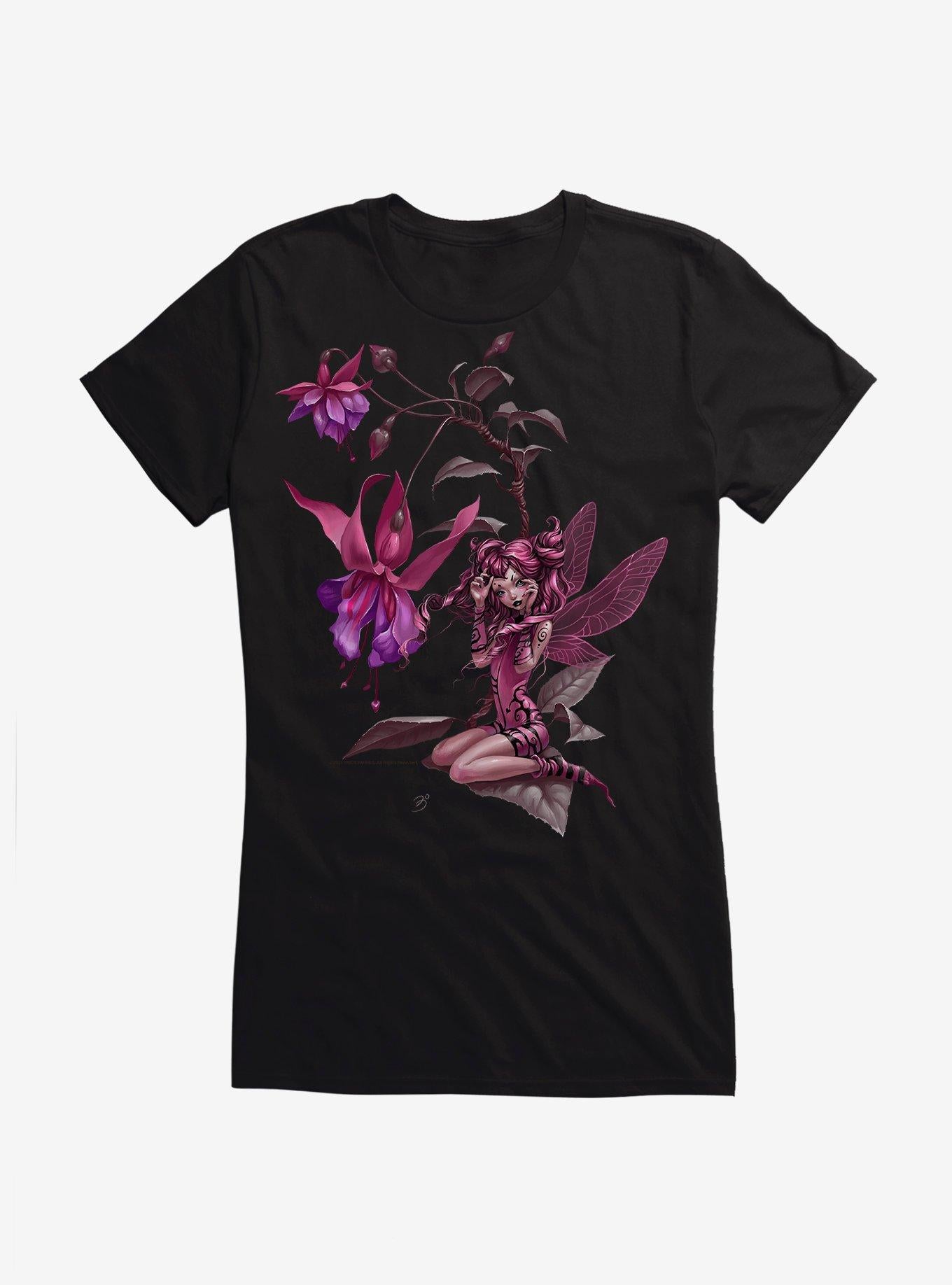 Fairies By Trick Purple Flower Fairy Girls T Shirt T Shirt Trending US