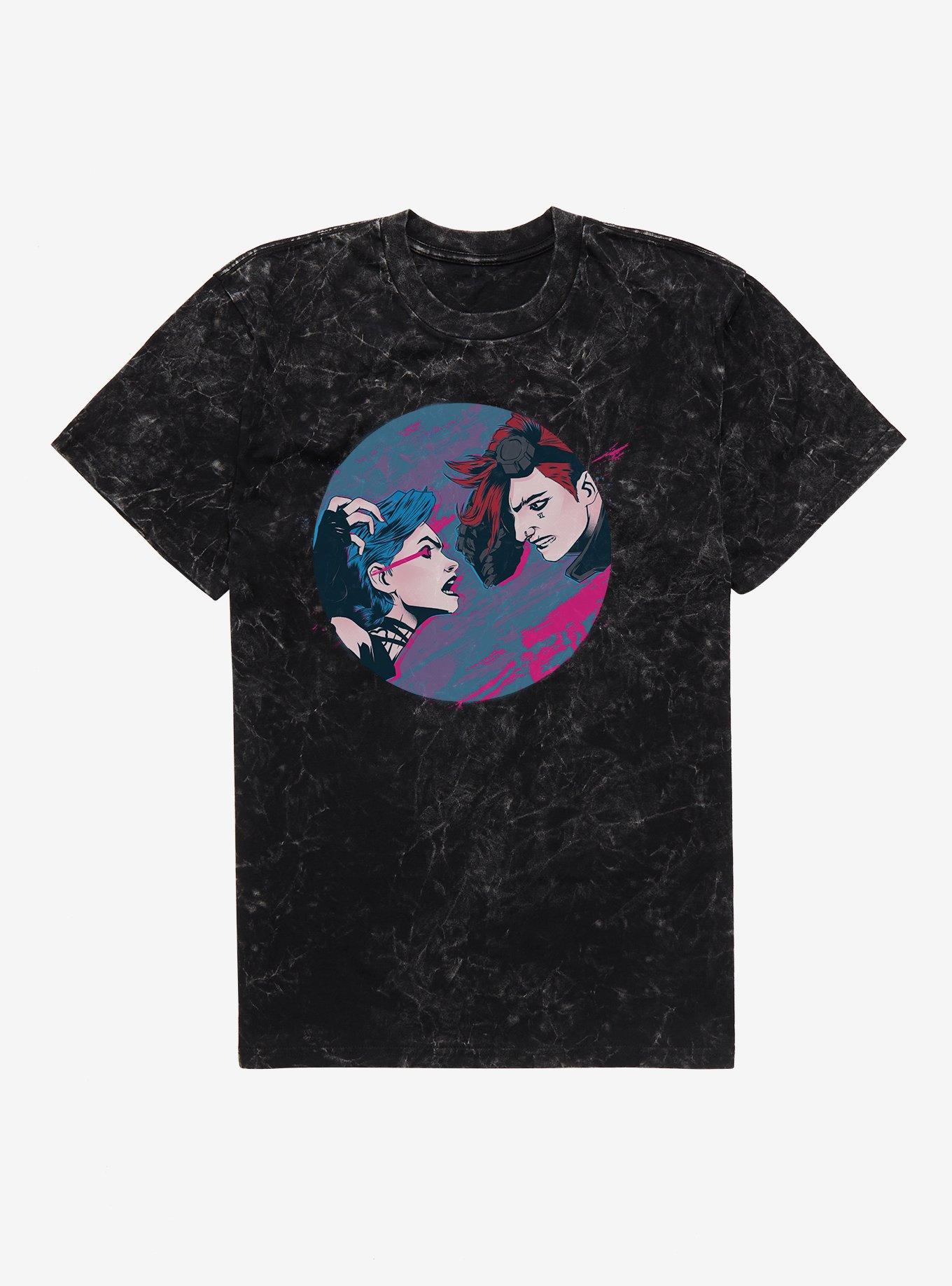 Arcane Jinx VS Vi Mineral Wash T Shirt T Shirt Comfort Fit Workout Ready