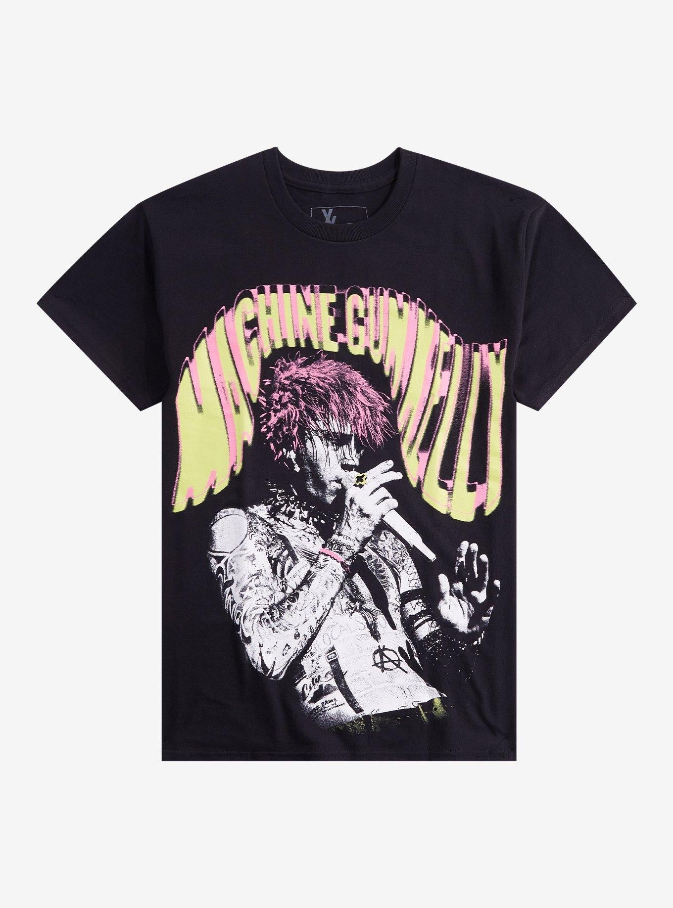Machine Gun Kelly Pink Hair Portrait TShirt Graphic Tee | Graphic Tee | Unisex Shirt | Best-Selling Design